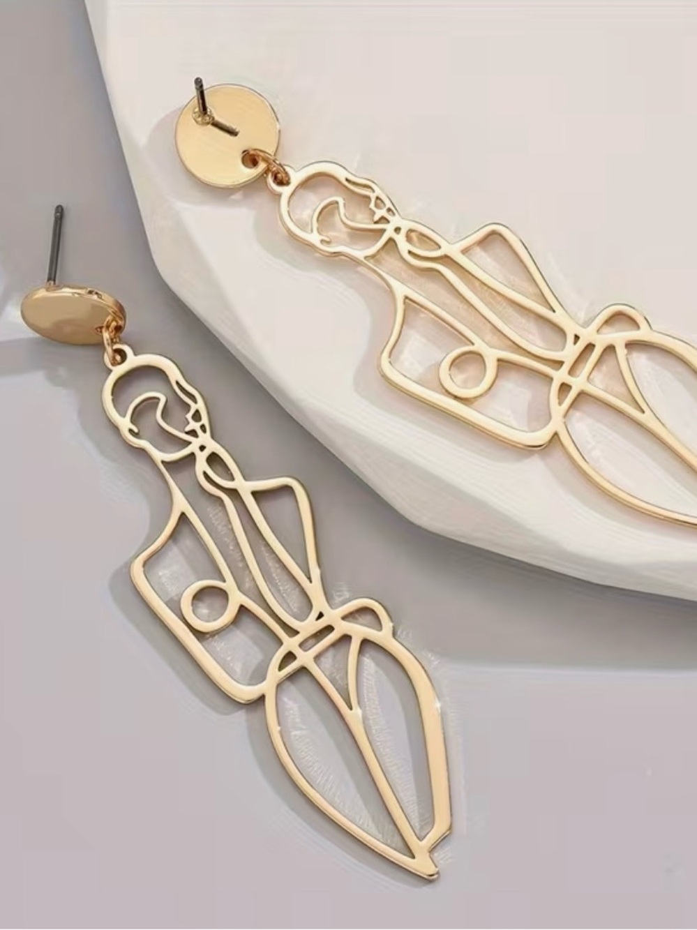 COMING SOON! CLEO Abstract Face Earrings